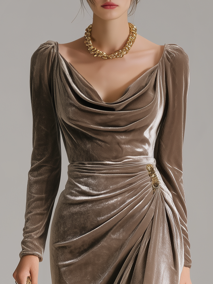 Hayden Sylvana | Elegant Midi Dress