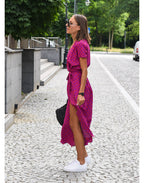 Aureza | Soft Bloom Wrap Dress