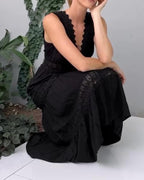Aurélie™ | Elegant Lace Dress with V-Neck