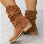 Maryam - Leather-Style Boots